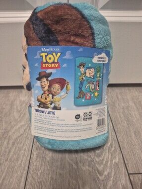 Disney Pixar Toy Story 5 Plush Throw blanket -- 46” x 60” - New